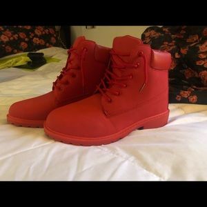 Brand New Red Boots